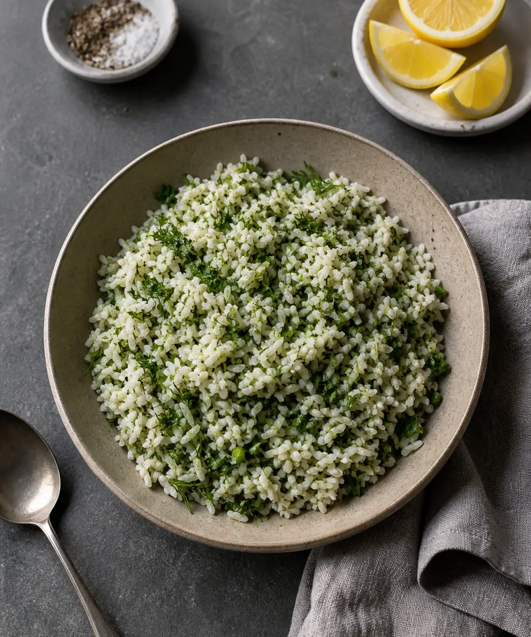 Bol de riz aux herbes