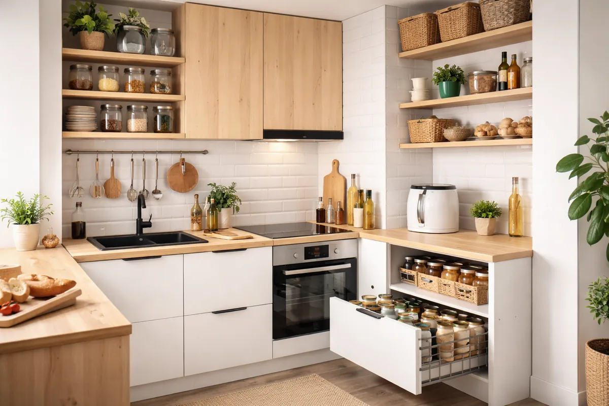 Comment optimiser le rangement dans une petite cuisine
